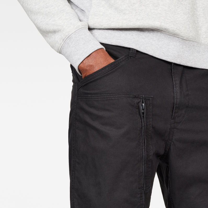 G-Star RAW® Powel Relaxed Shorts Black detail shot
