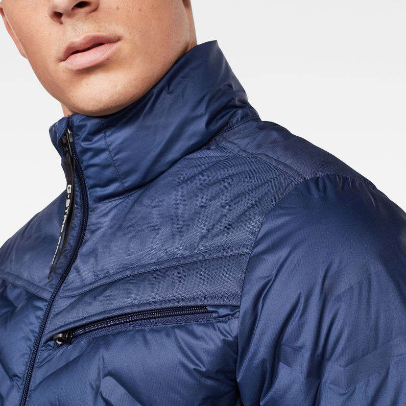 G-Star RAW® Chaqueta Attacc Down Azul oscuro detail shot