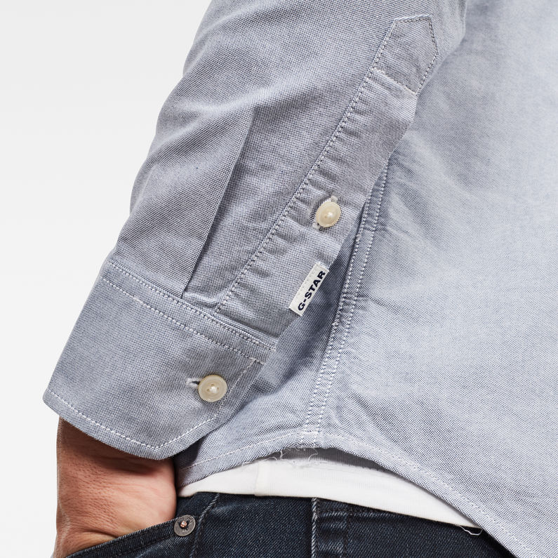 G-Star RAW® Chemise Bristum 1-Pocket Slim Blanc detail shot