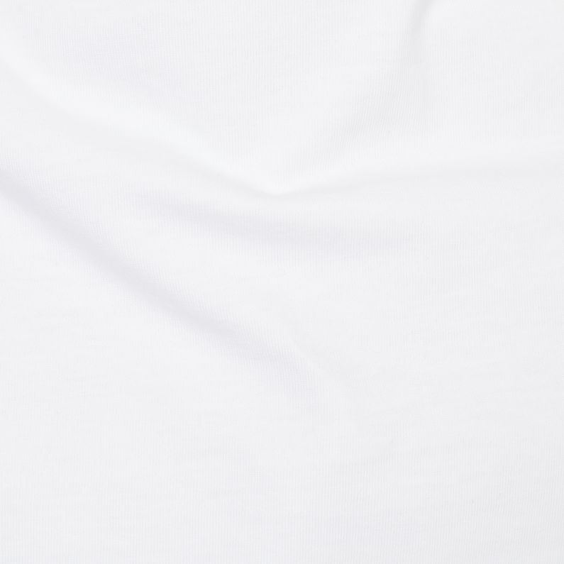 G-Star RAW® Graphic Slim T-Shirt White fabric shot