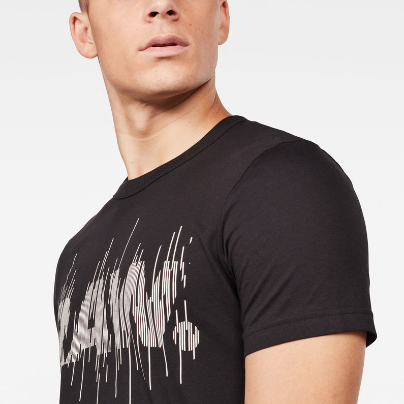 G-Star RAW® T-shirt Graphic 23 Slim Noir