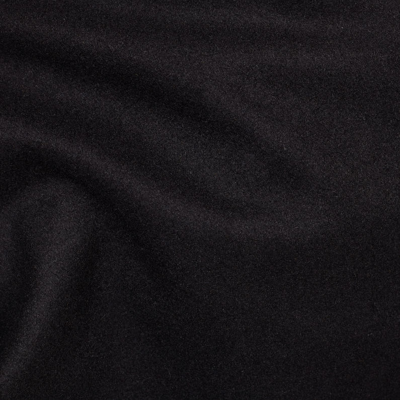 G-STAR® Scutar Utility Wool Trench Coat Black fabric shot