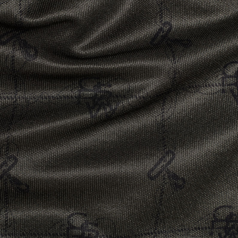 G-Star RAW® Sudadera Lanc Track Top Negro fabric shot