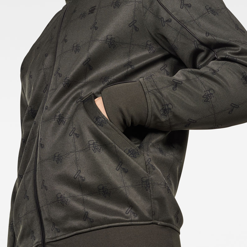 G-Star RAW® Sudadera Lanc Track Top Negro detail shot