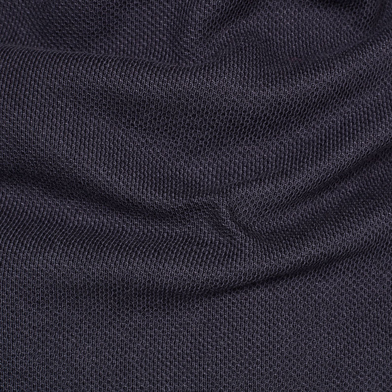 G-Star RAW® Jirgi-S Half Zip T-Shirt Dark blue fabric shot