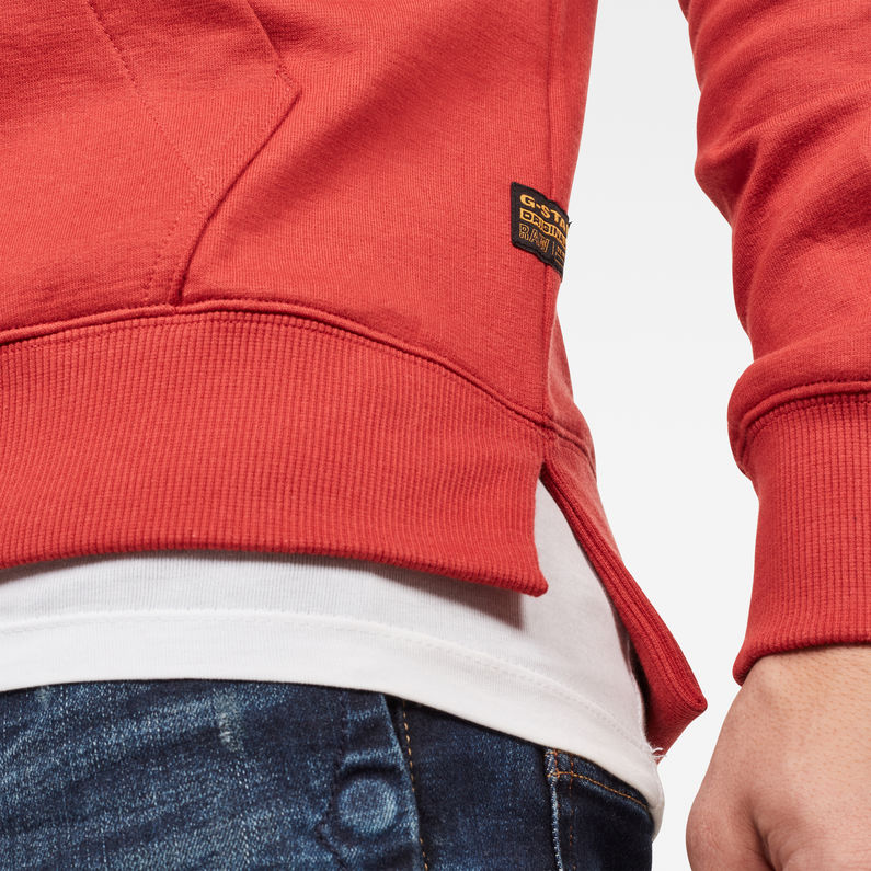 G-Star RAW® 2-Tone Pullover Rot detail shot