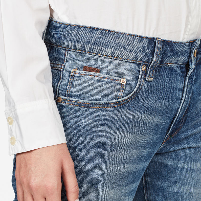 G-Star RAW® Jean Kate Boyfriend Bleu moyen detail shot