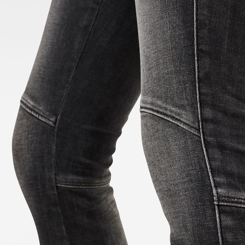 G-Star RAW® G-Jackpant 3D Mid Skinny Noir detail shot