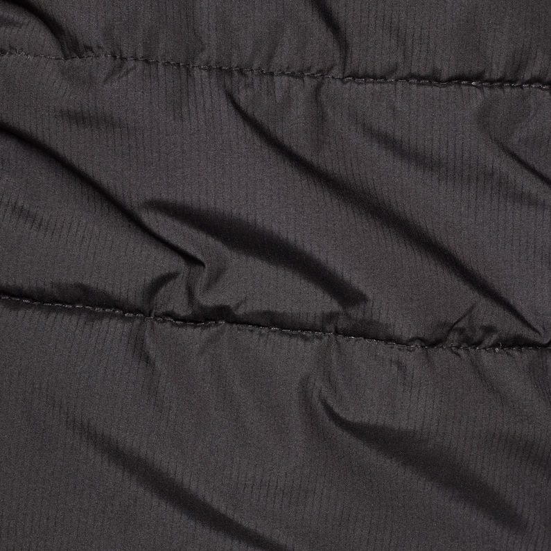 G-Star RAW® Veste Attacc Quilted Noir fabric shot
