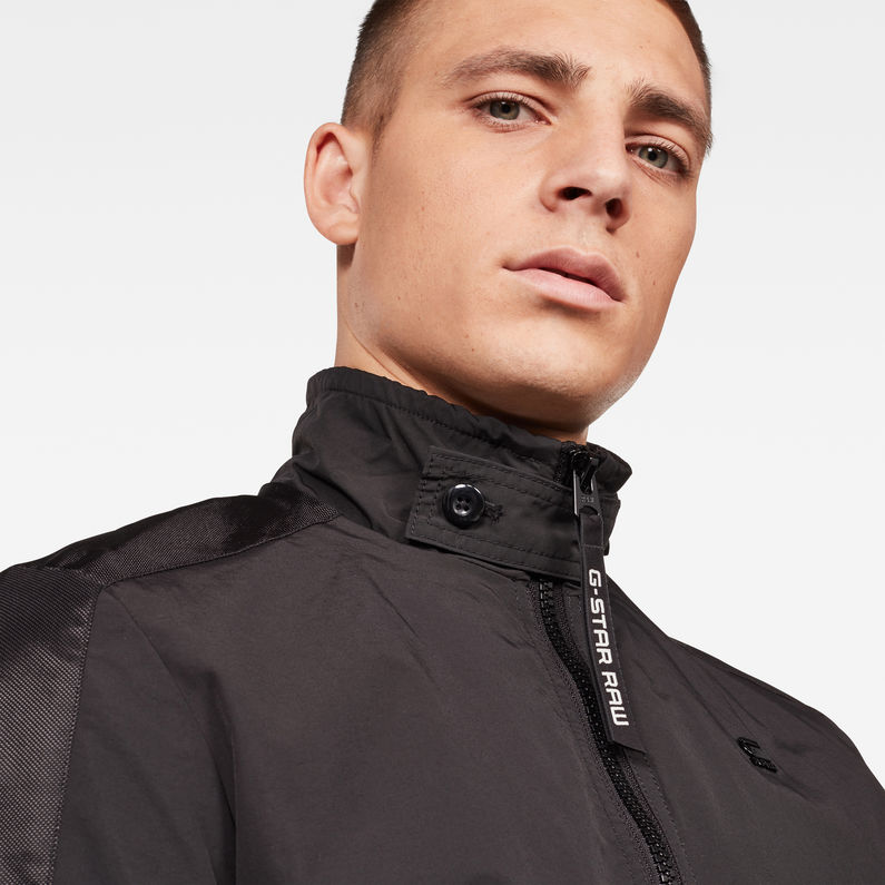 G-STAR® Meson Track Jacket Black detail shot