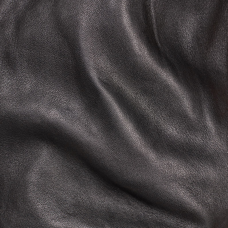 G-Star RAW® Veste CNY Leather Studs Noir fabric shot