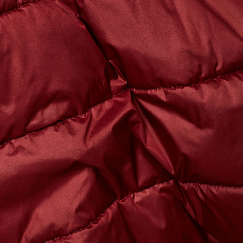 G-STAR® Attacc Quilted Jacke Rot fabric shot