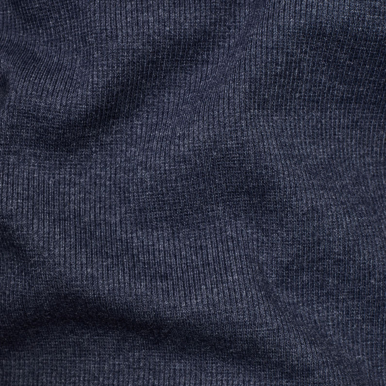 G-Star RAW® Sudadera Korpaz Mock Azul oscuro fabric shot