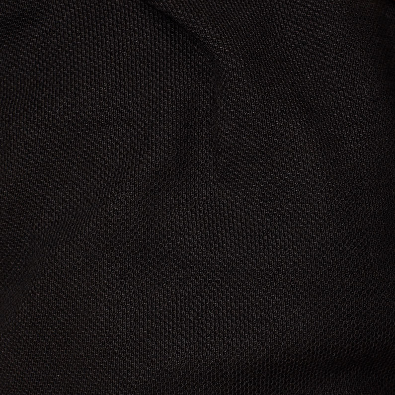 G-Star RAW® Jirgi Half Zip T-Shirt Black fabric shot