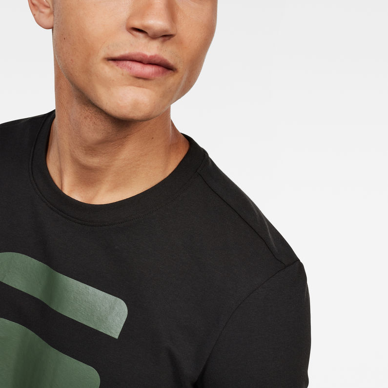 G-Star RAW® Slim G Logo T-Shirt Zwart