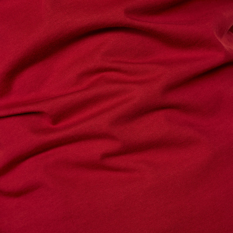 G-Star RAW® Graphic 4 Slim T-Shirt Red fabric shot
