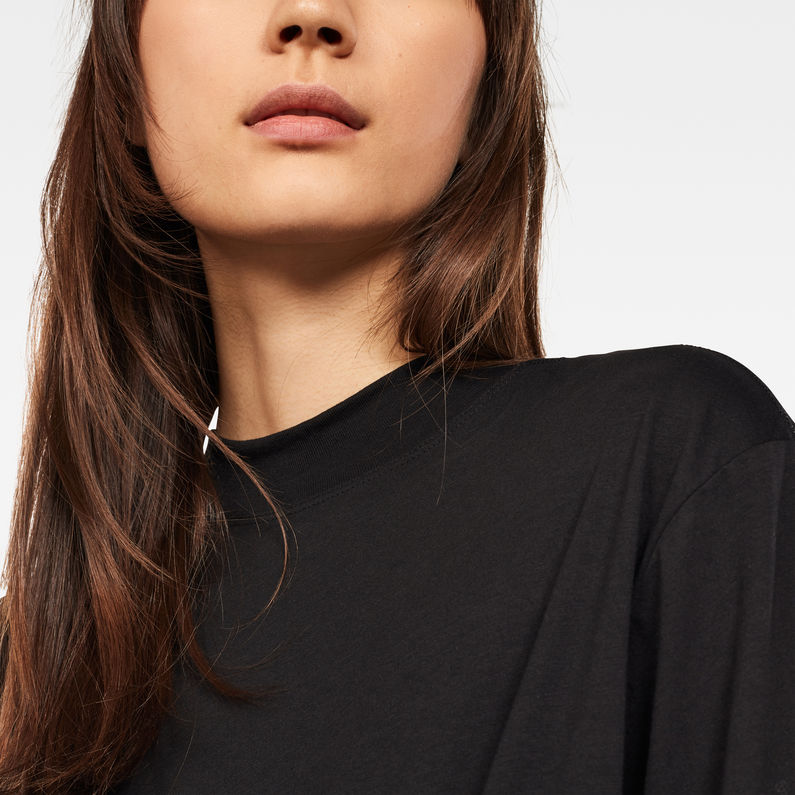 G-Star RAW® Loose Funnel Top Black detail shot
