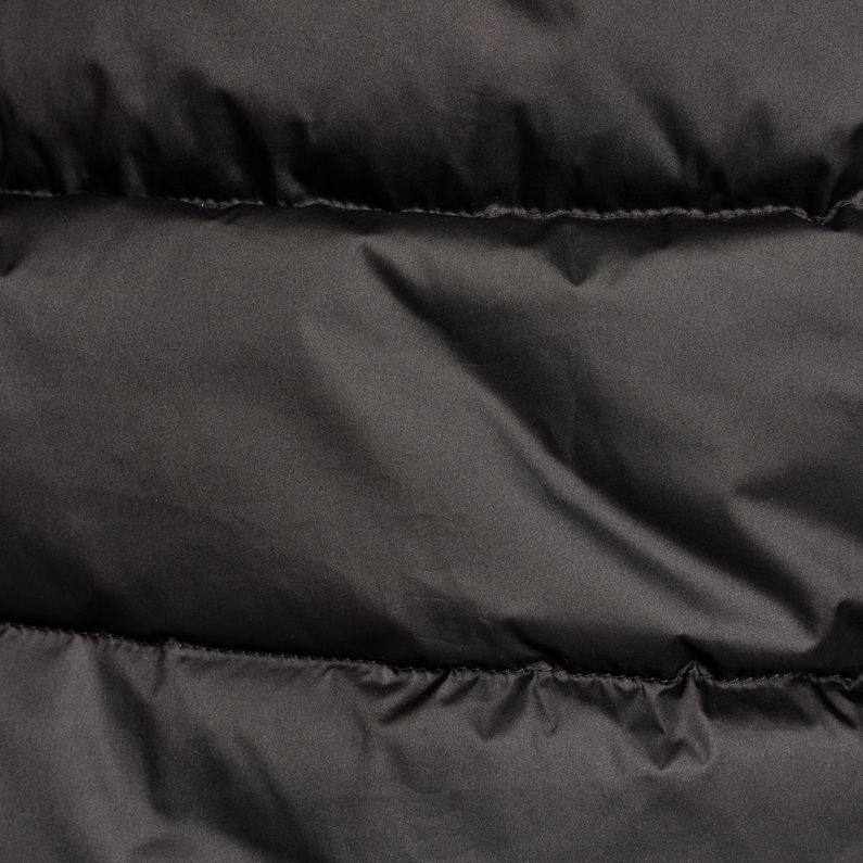 G-Star RAW® Veste Whistler Faux Fur Down Tailored Noir fabric shot
