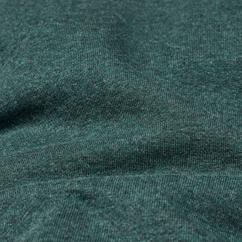 G-Star RAW® Xzula Zip Sweater Green fabric shot