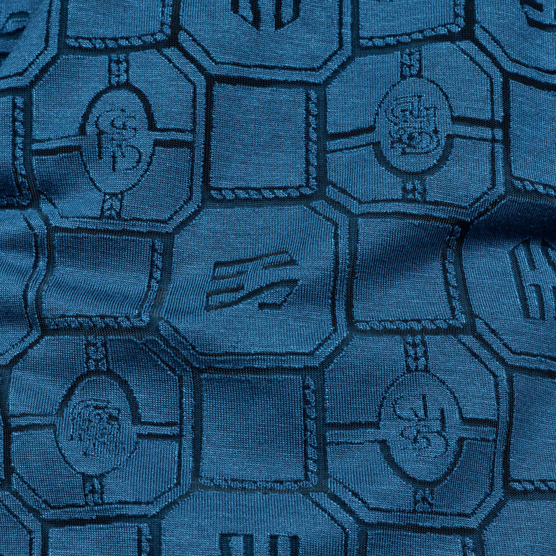 G-Star RAW® Haut Norcia Bleu foncé fabric shot