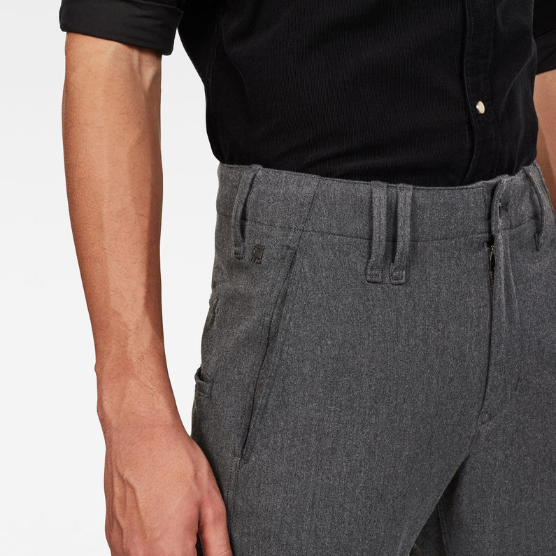 G-Star RAW® Vetar Slim Chino Pant Grey detail shot
