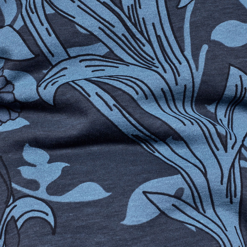 G-Star RAW® Haut Joosa Bleu foncé fabric shot