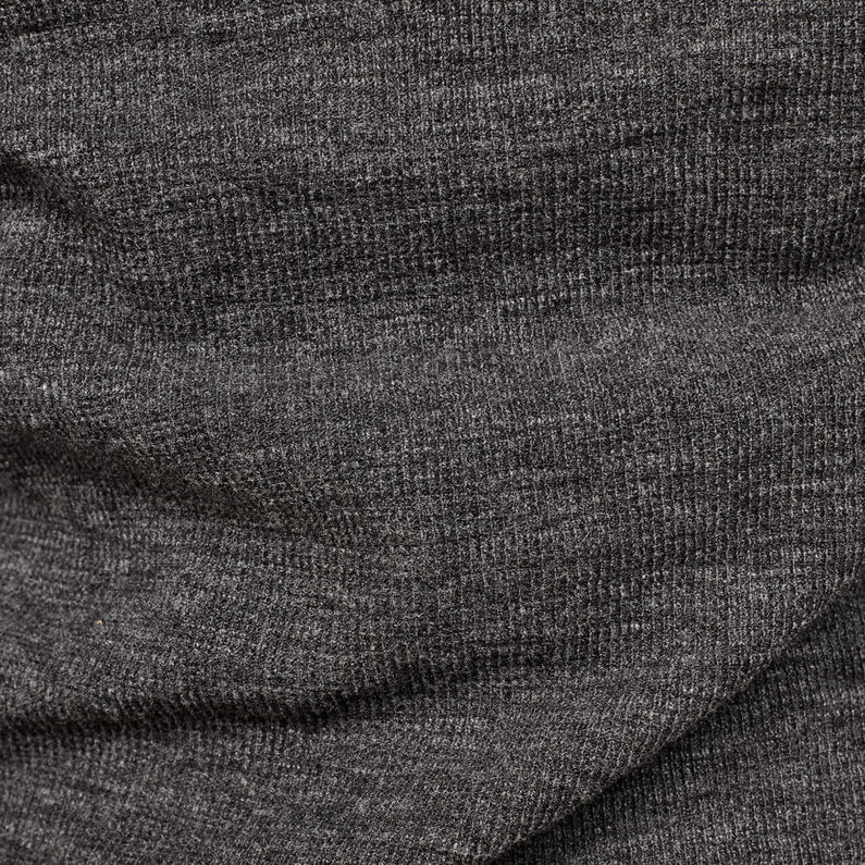 G-Star RAW® Haut Lecite Optic Slim Noir fabric shot
