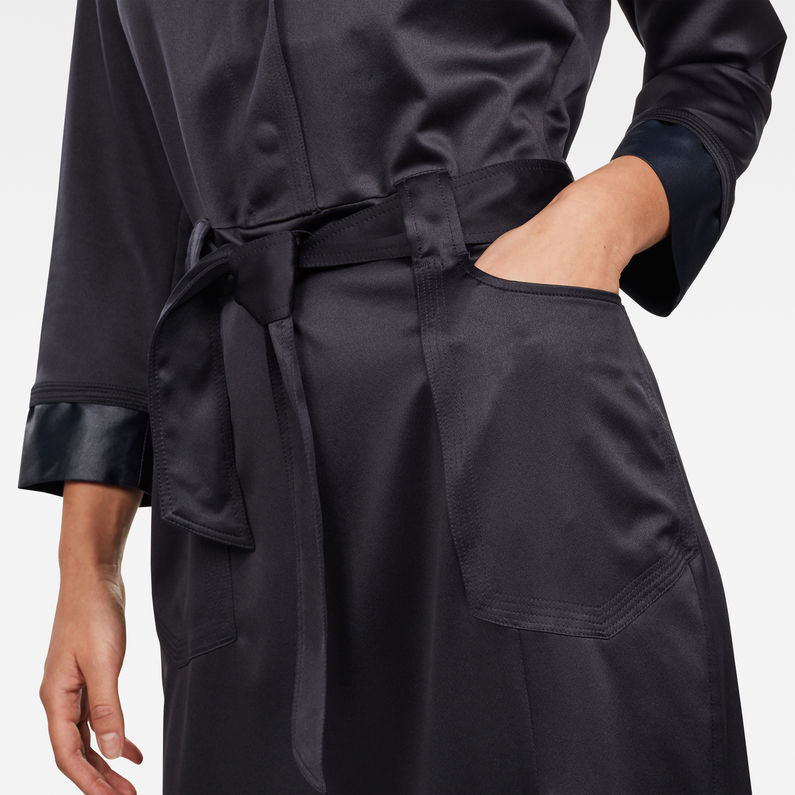 G-Star RAW® Vestido Workwear PJ Midi Azul oscuro