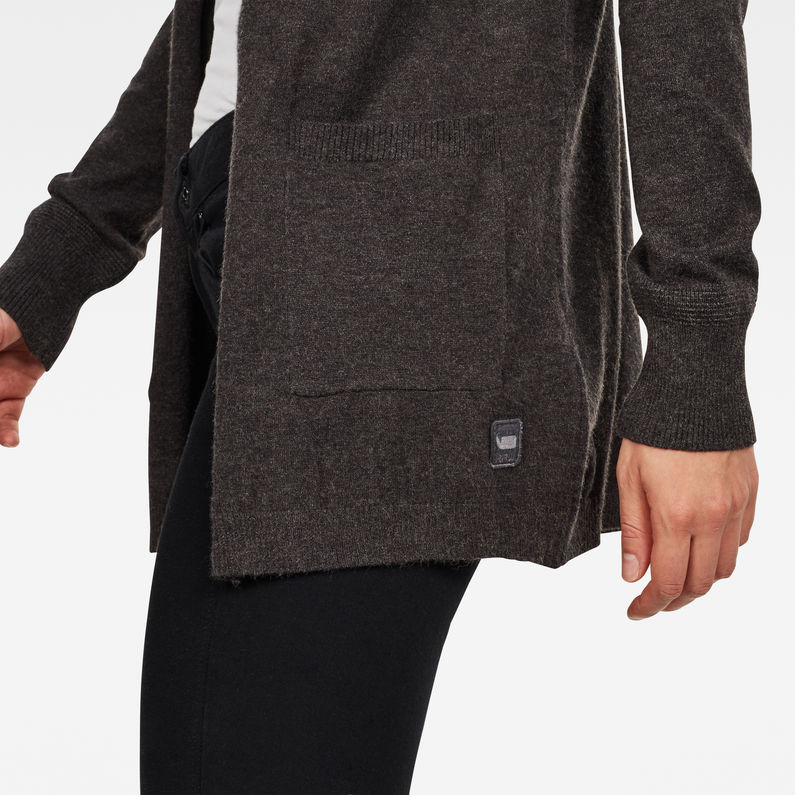 G-Star RAW® Knitr Cardigan Grey detail shot