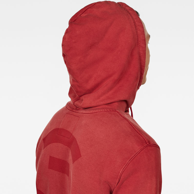G-Star RAW® Sweat CNY Graphic Patches Rouge detail shot
