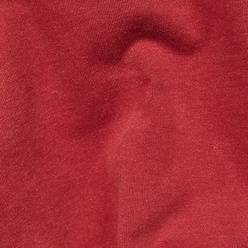 G-Star RAW® Sweat CNY Graphic Patches Rouge fabric shot
