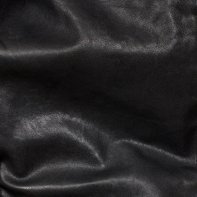 G-Star RAW® Gluon Biker Slim Jacket Black fabric shot