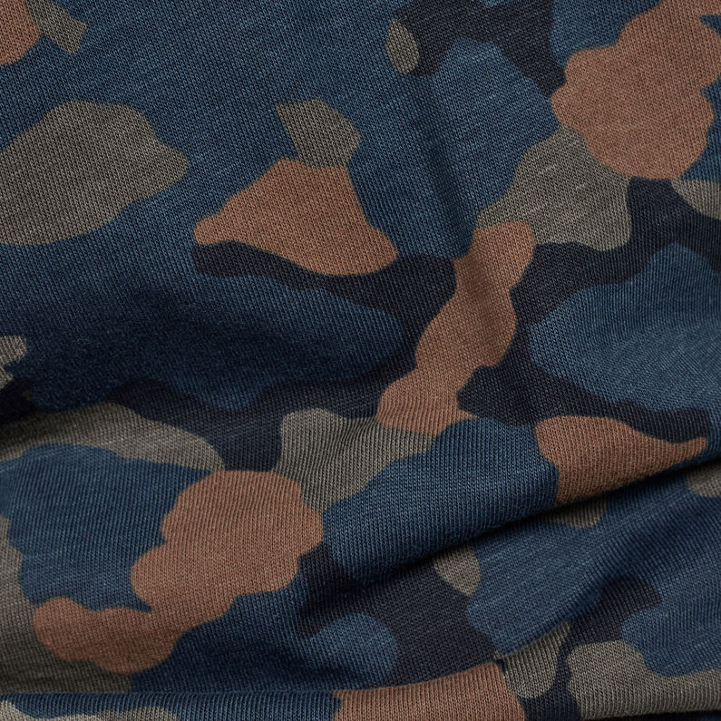 G-Star RAW® Sudadera Vim Loose Azul oscuro fabric shot