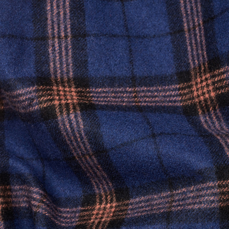 G-STAR® Belted Field Padded Mantel Dunkelblau fabric shot