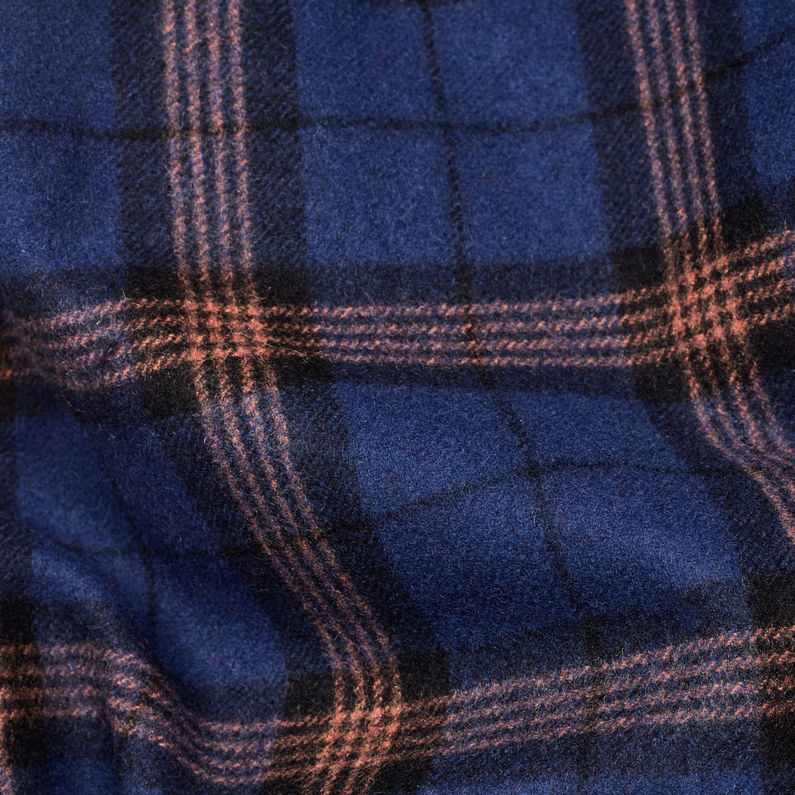 G-Star RAW® Belted Field Padded coat Dark blue fabric shot
