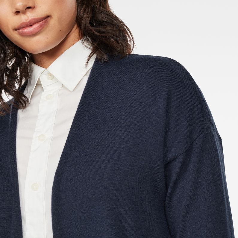 G-Star RAW® Knitr Cardigan Dark blue detail shot
