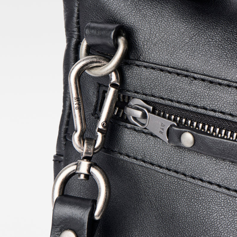 Sash Shoulderbag Leather | Black | G-Star RAW® US