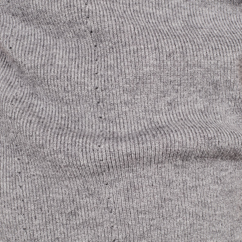 G-Star RAW® City Armour Turtle Knitted Sweater Grey fabric shot