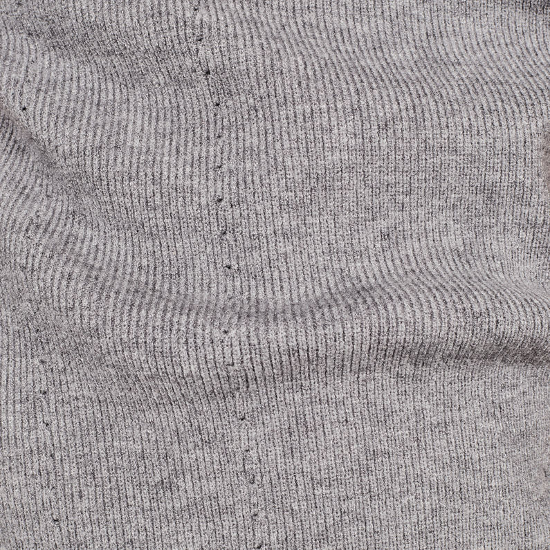G-Star RAW® Sudadera City Armour Turtle Knitted Gris fabric shot