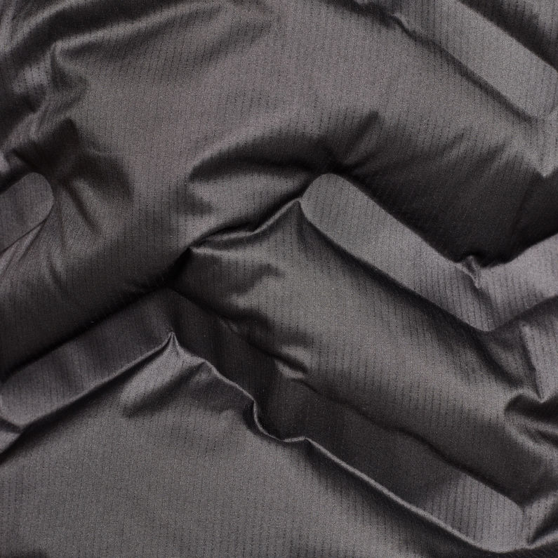 G-Star RAW® Doudoune sans manches Atacc Quilted Down Noir fabric shot