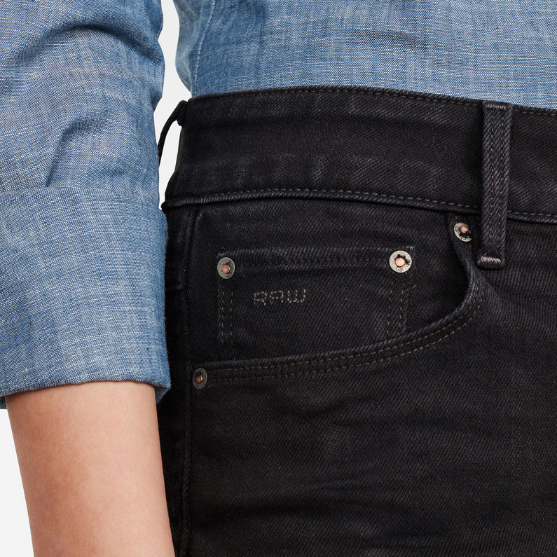 G-Star RAW® Jean 3301 High Straight 90's Ankle Noir