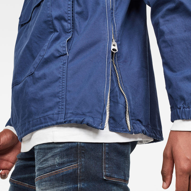 G-Star RAW® Anorak Xpo Azul oscuro detail shot