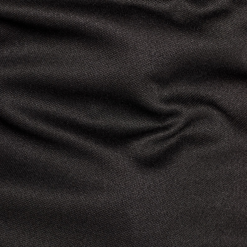 G-Star RAW® Beetle Quilted Zip Sweat Jacket Black fabric shot