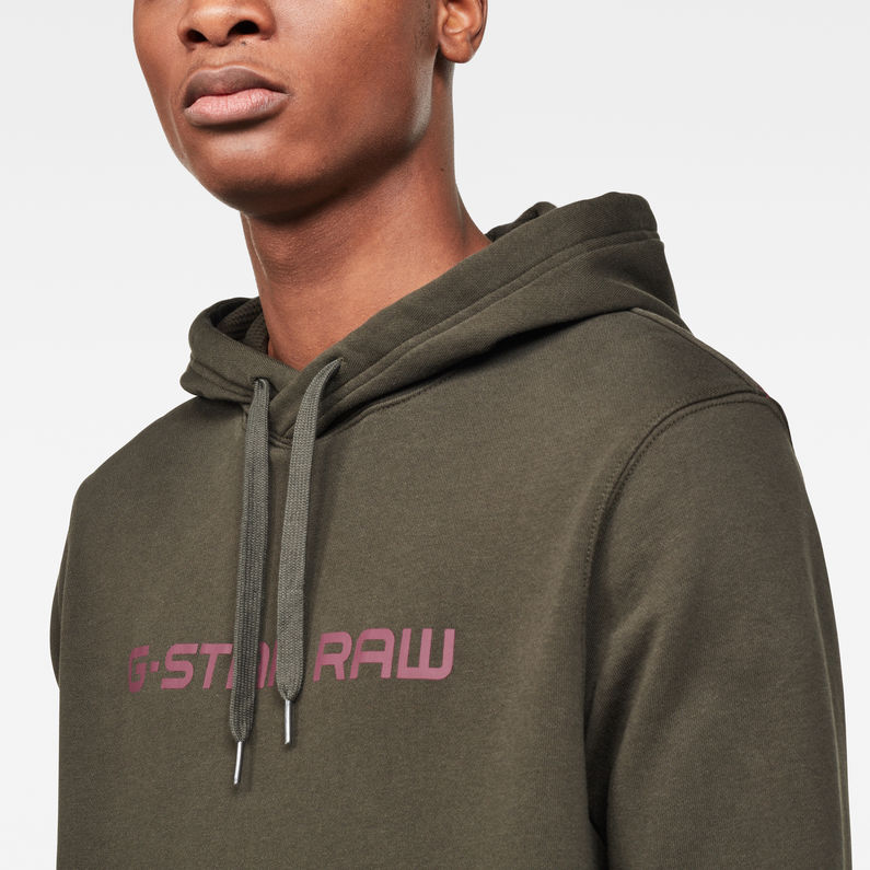 G-Star RAW® Graphic Core Sweatshirt Grau detail shot