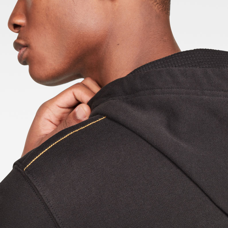 G-Star RAW® Graphic Core Sweater Black detail shot