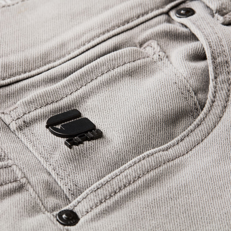 G-Star RAW® Arc Slim Shorts Grey detail shot buckle