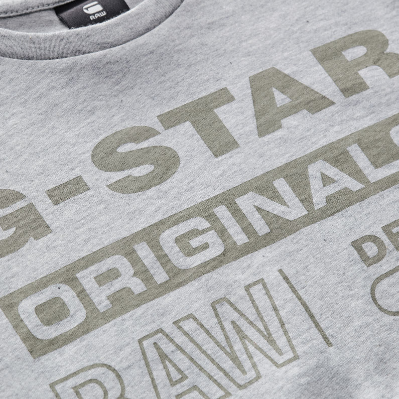 G-Star RAW® T-Shirt Grey detail shot