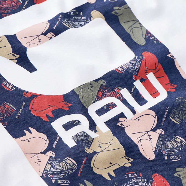 G-Star RAW® T-Shirt White detail shot