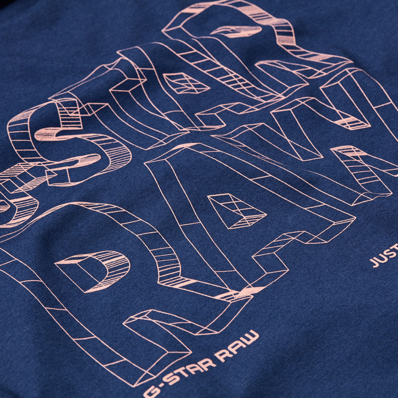 G-Star RAW® T-Shirt Dark blue detail shot