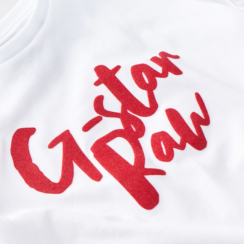 G-Star RAW® T-Shirt White detail shot